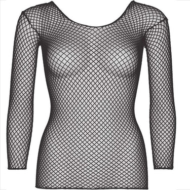 Top a Rete Seducente Nero - Stile Moderno e Versatile